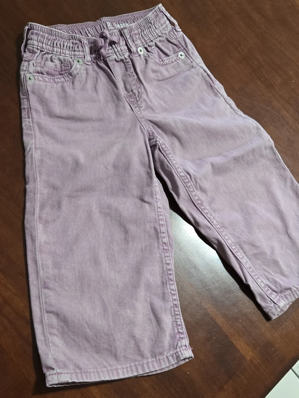 Gap 2 Baggy Lilac Kids' Baggy Pants - Comfortable Pull-On Bottoms